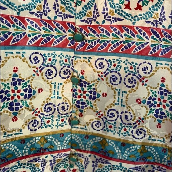 3/$25 ADRIANNA PAPELL Vintage Silk Long Sleeves Blazer.Size 8 - Picture 14 of 15